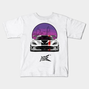 srt viper acr white Kids T-Shirt